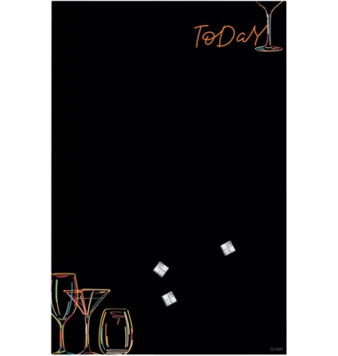 Glas-Magnetboard artverum, GL396, 60x40cm