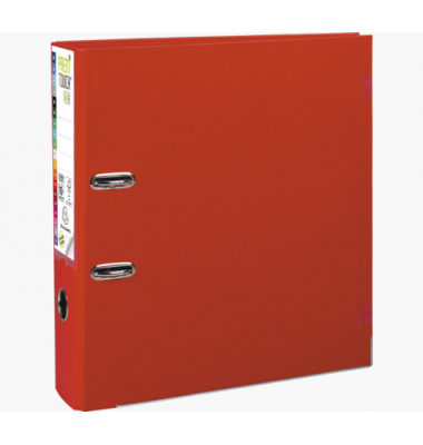 Ordner Prem Touch 53345E, A4 80mm breit Kunststoff vollfarbig rot