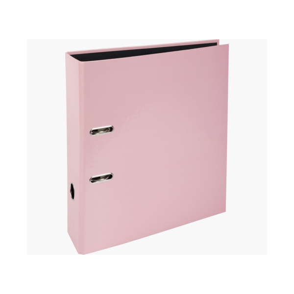 Aquarel Prem Touch Ordner DIN A4 80 mm Rosa 2 Ringe 53566E Pappkarton Hochformat 10 Stück