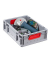 Aufbewahrungsbox ProfiPlus 456700, 11,1 Liter, für A4, außen 400x300x120mm, Kunststoff grau/rot