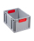 Aufbewahrungsbox ProfiPlus 456710, 20,8 Liter, für A4, außen 400x300x220mm, Kunststoff grau/rot