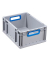 Aufbewahrungsbox ProfiPlus 456725, 16 Liter, für A4, außen 400x300x170mm, Kunststoff grau/blau