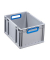 Aufbewahrungsbox ProfiPlus 456730, 20,8 Liter, für A4, außen 400x300x220mm, Kunststoff grau/blau
