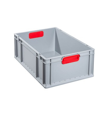 Aufbewahrungsbox ProfiPlus 456750, 44,3 Liter, für A3, außen 600x400x220mm, Kunststoff grau/rot