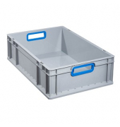 Aufbewahrungsbox ProfiPlus 456765, 34 Liter, für A3, außen 600x400x170mm, Kunststoff grau/blau