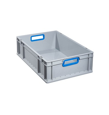 Aufbewahrungsbox ProfiPlus 456765, 34 Liter, für A3, außen 600x400x170mm, Kunststoff grau/blau