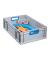 Aufbewahrungsbox ProfiPlus 456765, 34 Liter, für A3, außen 600x400x170mm, Kunststoff grau/blau