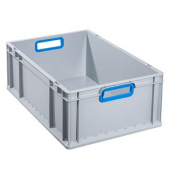 Aufbewahrungsbox ProfiPlus 456770, 44,3 Liter, für A3, außen 600x400x220mm, Kunststoff grau/blau
