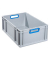 Aufbewahrungsbox ProfiPlus 456770, 44,3 Liter, für A3, außen 600x400x220mm, Kunststoff grau/blau