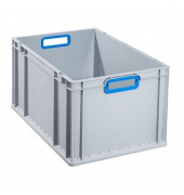 Aufbewahrungsbox ProfiPlus 456775, 65 Liter, für A3, außen 600x400x320mm, Kunststoff grau/blau