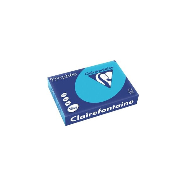 Clairefontaine Kopierpapier Trophee 1052C royalblau intensiv A4 160g 3329680105209 Clairefontaine 250 Blatt