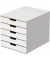 Schubladenbox Varicolor 7625-27 weiß/bunt 5 Schubladen geschlossen