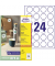 Etiketten Eazycare Sign L3415-100, weiß Ø 40mm, rund, 