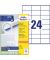 Etiketten ultragrip 3475, weiß 70x36mm, rechteckig, 