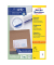Etiketten ultragrip 3478, weiß 210x297mm, rechteckig, 