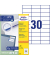 Etiketten ultragrip 3489, weiß 70x29,7mm, rechteckig, 