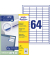 Etiketten ultragrip 3667, weiß 48,5x16,9mm, rechteckig, 