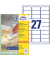 Etiketten L4737REV-100, weiß 63,5x29,6mm, rechteckig, 