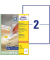 Etiketten L4734REV-100, weiß 199,6x143,5mm, rechteckig, 
