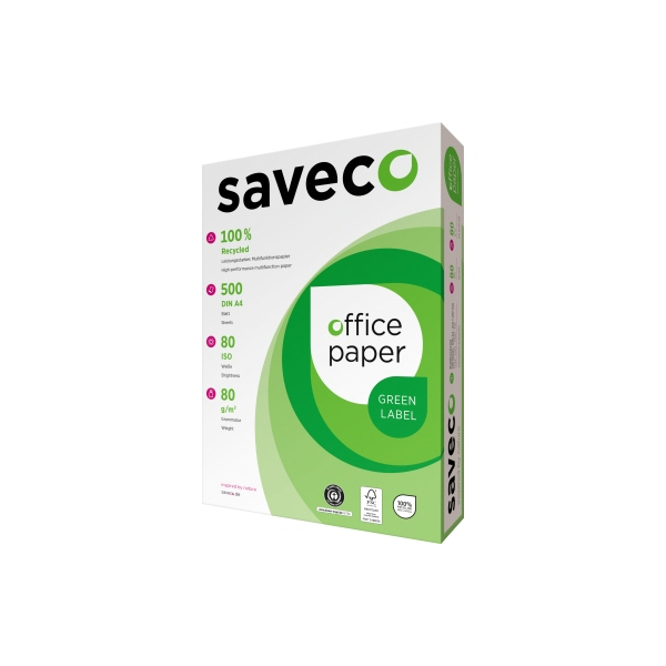 4260496480014 - Recyclingpapier Green Label 100000004 A4 80g weiß 80er Weiße  4260496480014 500 Blatt