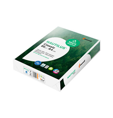 Recyclingpapier Classic 801A80 A4 80g weiß 90er Weiße 