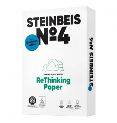 Recyclingpapier No. 4 (ehem.: Evolution White) K1706666080B A3 80g weiß 100er Weiße 