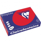 Kopierpapier Trophee 1004C korallenrot intensiv A4 160g 