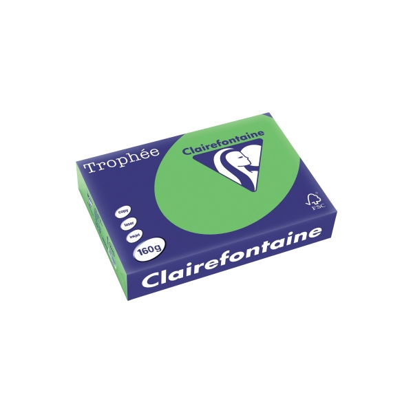 3329680102505 - Kopierpapier Trophee 1025C maigrün intensiv A4 160g 250 Blatt 3329680102505 250 Stück