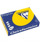 Kopierpapier Trophee 1103C A4 160g goldgelb pastell 