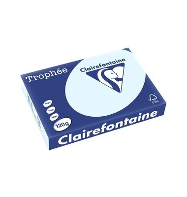 Kopierpapier Trophee 1214C A4 120g hellblau pastell 