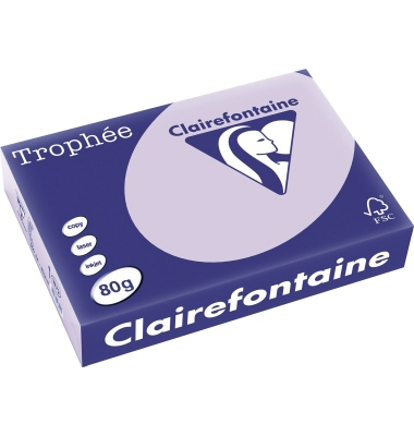Kopierpapier Trophee 1872PC lila pastell A4 80g
