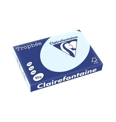 Kopierpapier Trophee 1881C hellblau pastell A3 80g 