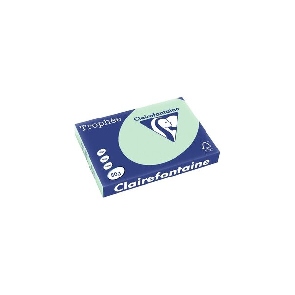 3329680188202 - Kopierpapier Trophee 1882C hellgrün pastell A3 80g 500 Blatt 3329680188202 500 Stück