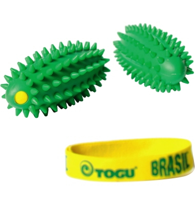 TOGU Ergonomiehandtrainer Brasil 470636 11x5cm grün