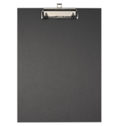 Klemmbrett oeco 4121 A4 schwarz recycelter Karton mit Papierüberzug inkl Aufhängeöse 