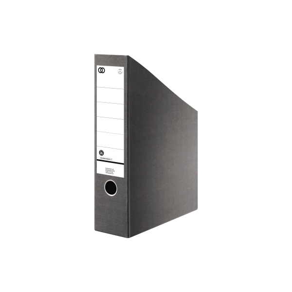 4003630028280 - Stehsammler oeco 1623 A4 grau schwarz Hartpappe recycelt 75mm 4003630028280 Soennecken