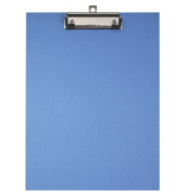 Klemmbrett oeco 4123, A4, blau, Recyclingkarton, inkl Aufh&auml;nge&ouml;se