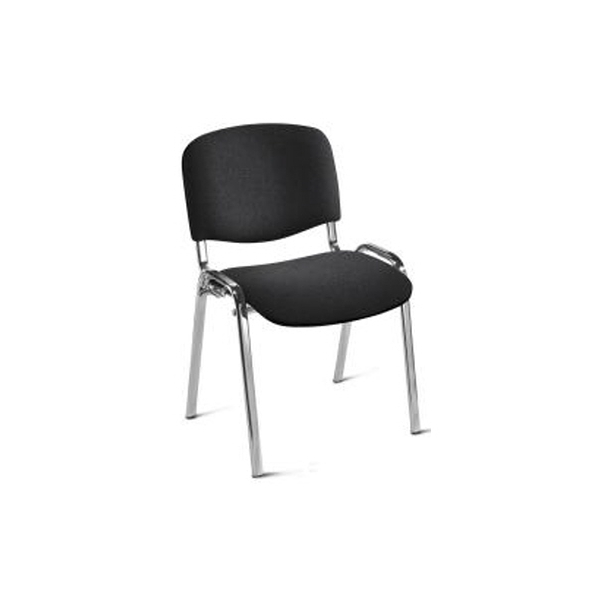 4003969130593 - Besucherstuhl Iso anthrazit   chrom ohne Armlehnen 4-Fuß-Gestell 4003969130593 Soennecken