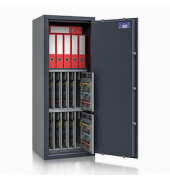 Schlüsseltresor 157024.11 safe4key 184kg grau mit Doppelbartschloss Stahlblech