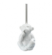 WC-Garnitur Monkey Quiet weiß Stein