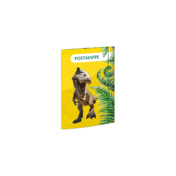4002871463355 - Postmappe Postmappe 46335 A4 Postmappe Tyrannosaurus Karton 350g mit 3 Einschlagklappen 4002871463355 RNK