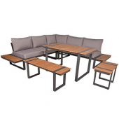 Loungegruppe Aurea braun