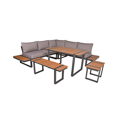 Loungegruppe Aurea braun