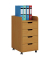 Konal Maxi Rollcontainer buche 4 Auszüge 40,0 x 50,0 x 74,0 cm