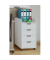 Konal Maxi Rollcontainer weiß 4 Auszüge 40,0 x 50,0 x 74,0 cm