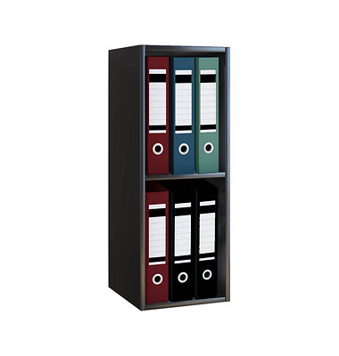 Aktenregal Offas schwarz 34,0 x 30,0 x 72,0 cm