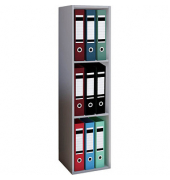 Aktenregal Offas grau 34,0 x 29,0 x 107,0 cm