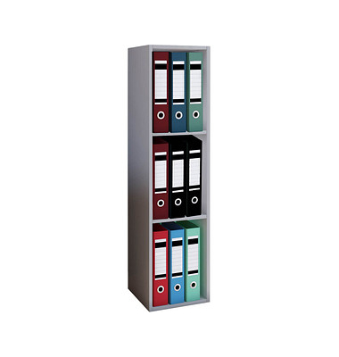 Aktenregal Offas grau 34,0 x 29,0 x 107,0 cm