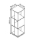 Aktenregal Stifta XL sonoma-eiche 34,0 x 34,0 x 109,0 cm