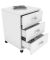 Tobila Rollcontainer weiß 3 Auszüge 45,0 x 44,0 x 58,0 cm